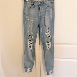 Distressed American Eagle jeans